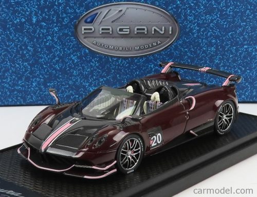 Bbr-Models - Pagani Huayra Bc N 20 Roadster 2017 Black Carbon - Red