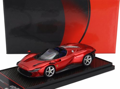 Bbr-Models - FERRARI DAYTONA SP3 OPEN ROOF ICONA 2022 ROSSO METALIZZATO - RED MET