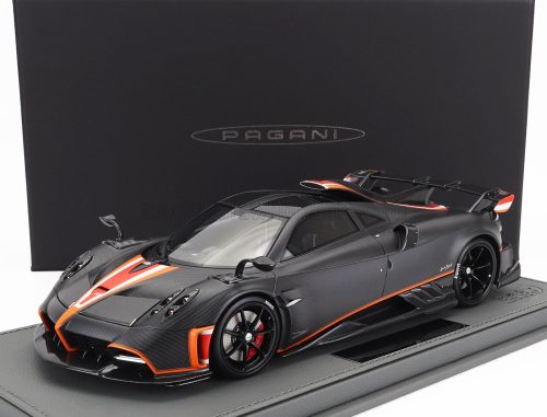 Bbr-Models - PAGANI IMOLA 2020 - CON VETRINA - WITH SHOWCASE CARBON FIBER MATT BLACK