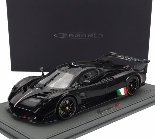 Bbr-Models - PAGANI HUAYRA R 2021 - CON VETRINA - WITH SHOWCASE NERO LUCIDO - BLACK