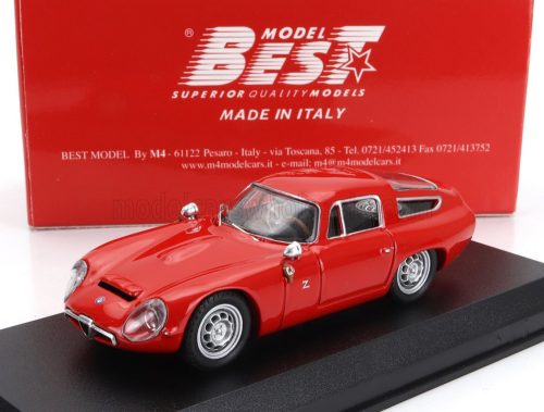 Best-Model - ALFA ROMEO GIULIA TZ COUPE PROVA 1963 RED