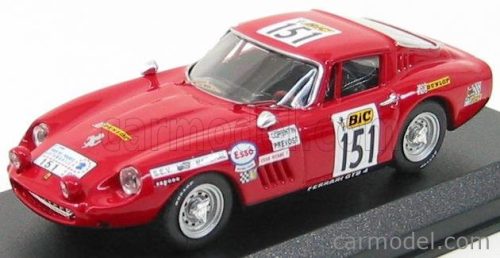 Best-Model - Ferrari 275 Gtb4 Coupe N 151 Tour De France 1970 A.Corentin - B.Prevost Red