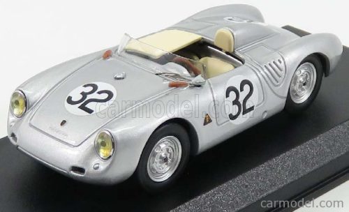 Best-Model - Porsche 550Rs Spider N 32 24H Le Mans 1958 Godin De Beaufort - Linge Silver