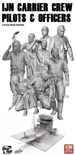 Border Model - IJN Carrier Crew Pilots & Officers