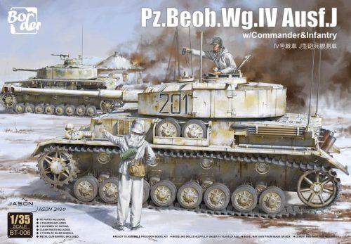 Border Model - Pz.Beob.Wg.IV Ausf.J w/ Commander + Infantryman