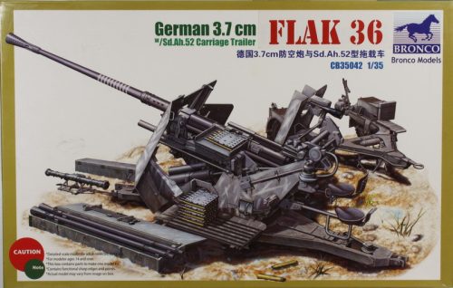 Bronco Models - German 3.7cm Flak36