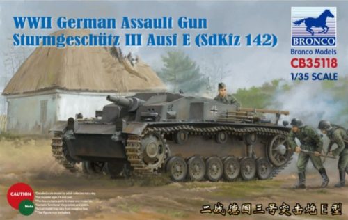 Bronco Models - WWII German Assault Gun Sturmgeschütz III Ausf E (SdKfz 142)