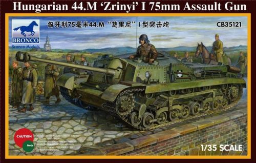 Bronco Models - Hungarian 75mm Assault Gun 44.M Zrinyi I