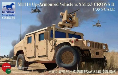 Bronco Models - M1114 Up-Armoured Vehicle w/XM153CrowsII