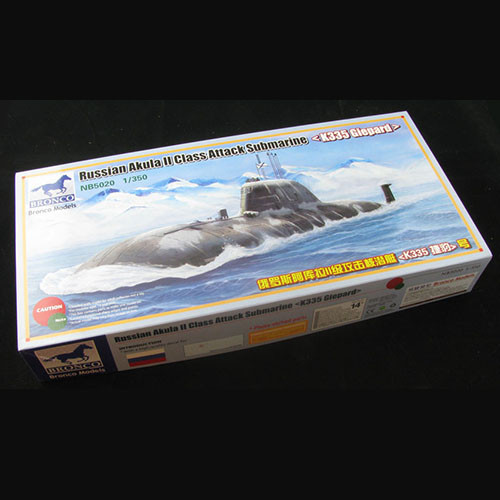 Bronco Models - Russian Akula II Class Attack Submarine 'K335 Giepard'