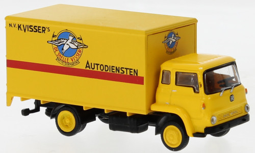 Brekina - Brekina, Bedford TK Koffer, 1971, Visser Autodienst, 1:87