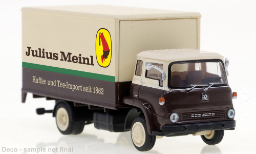 Brekina - Brekina, Bedford TK Koffer, 1971, Julius Meinl, 1:87