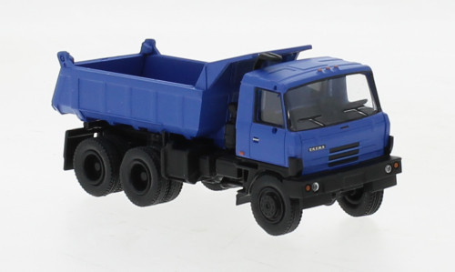 Brekina - Brekina, Tatra 815 Kipper, blau/schwarz, 1984, 1:87