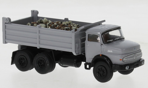 Brekina - Brekina, Mercedes LAK 2624, grau/schwarz, 1970, 1:87