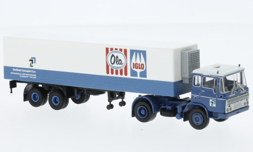 Brekina - Brekina, DAF FT 2600 Kühlkoffer-SZ, 1962, Binfürst - Iglo-Ola, 1:87