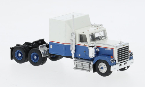 Brekina - Brekina, Chevrolet Bison, weiss/blau, 1980, 1:87