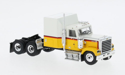 Brekina - Brekina, Chevrolet Bison, weiss/gelb, 1980, 1:87