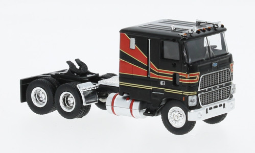 Brekina - Brekina, Ford CLT 9000, schwarz/rot, 1978, 1:87