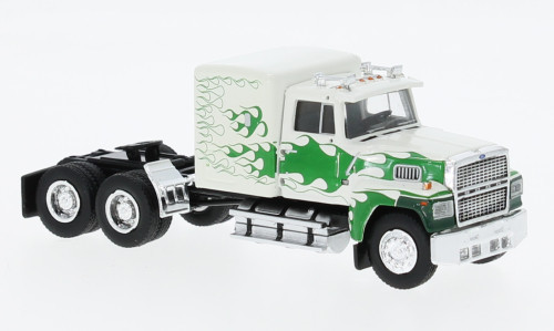 Brekina - Brekina, Ford LTL 9000, weiss/grün, 1978, 1:87