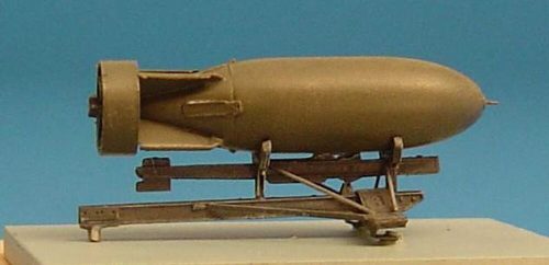 Brengun - Bomb rack for Spitfire  - british 500lb bomb