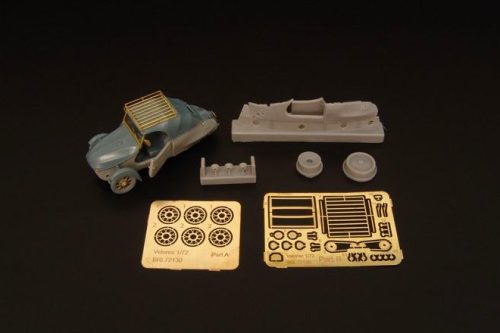 Brengun - 1/72 Velorex (Eduard kit) PE and resin set for Eduard kit