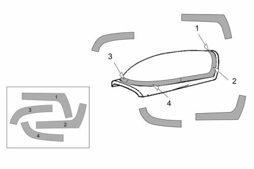 Brengun - 1/72 Extra EA-300L-330LC Canopy masks (Brengun kit) Canopy masks for Brengun kit