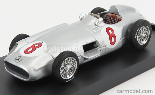 Brumm - Mercedes Benz F1 W196 N 8 Winner Holland Gp Juan Manuel Fangio 1955 World Champion Silver