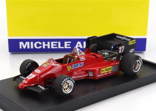 Brumm - FERRARI F1 126C4 N 27 WINNER BELGIUM GP 1984 MICHELE ALBORETO RED BLACK