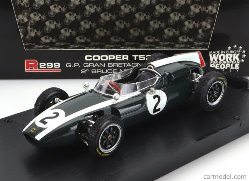 Brumm - Cooper F1 T53 N 2 British Gp 1960 B.Mclaren Green White