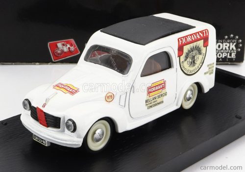 Brumm - Fiat 500C Van Fioravanti 1950 White