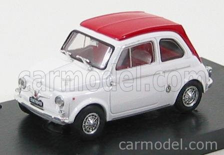 Brumm - Fiat 500 595Ss Abarth 1964 White Red