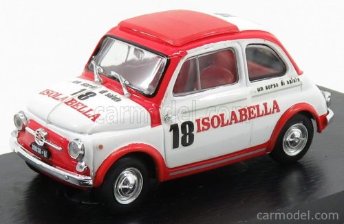 Brumm - Fiat Nuova 500D - Amaro Isolabella 1960 White Red