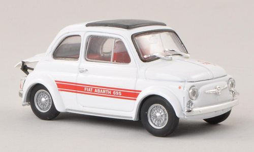 Brumm - Brumm, Fiat Abarth 695SS, weiss/rot, 1968, 1:43