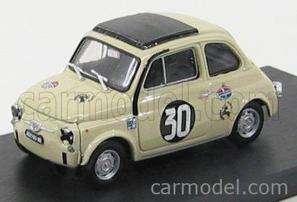 Brumm - Fiat 500Tv Giannini N 30 Coppa Carri Monza 1966 Campione D'Italia Maurizio Zanetti Ivory