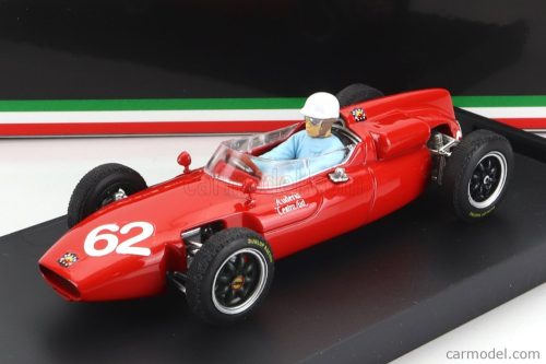 Brumm - Cooper F1 T53 Maserati N 62 Italy Gp 1961 L.Bandini - With Driver Figure Red