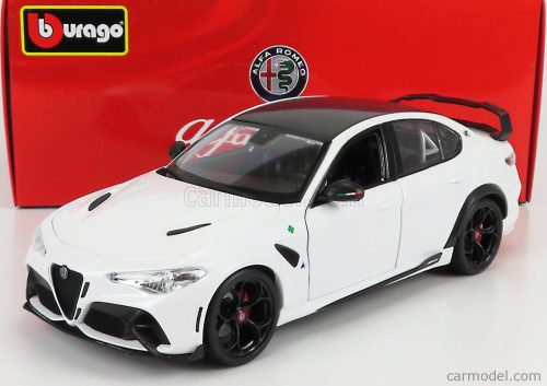 Burago - Alfa Romeo Giulia Gtam 2020 Bianco Trofeo - White