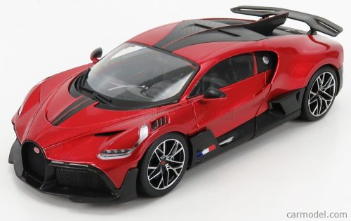 Burago - Bugatti Divo 2018 Red Met Carbon