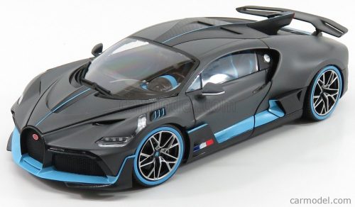 Burago - Bugatti Divo 2018 Matt Grey Light Blue