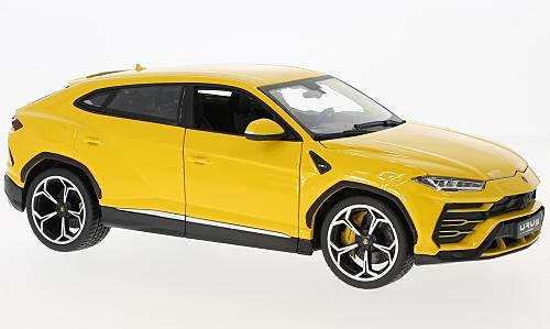 Burago - Bburago, Lamborghini Urus, gelb, 2018, 1:18