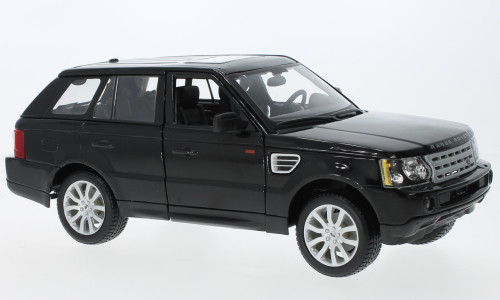 Burago - Bburago, Land Rover Range Rover Sport, schwarz, 1:18