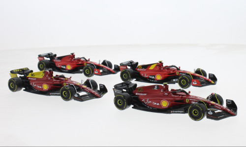 Burago - Ferrari 4er Set: Ferra Bburago 1:43