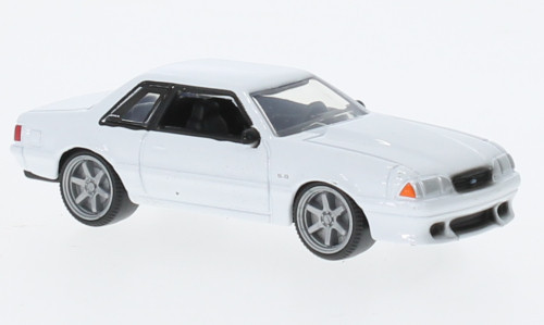 Burago - Bburago, Ford Mustang LX, weiss, 1988, 1:64