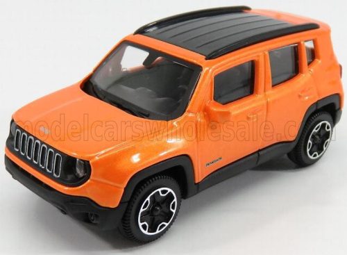 Burago - JEEP RENEGADE 2017 ORANGE MET BLACK