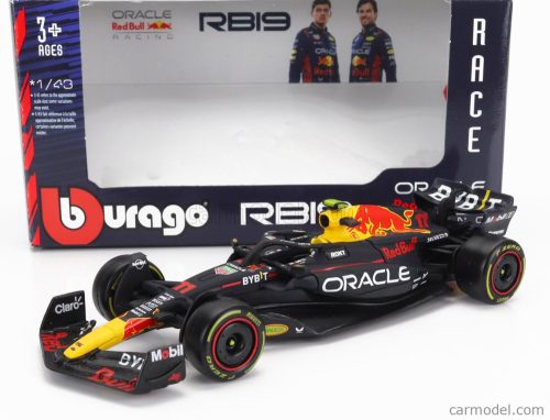 Burago - Red Bull F1  Rb19 Team Oracle Red Bull Racing N 11 Season 2023 Sergio Perez Matt Blue