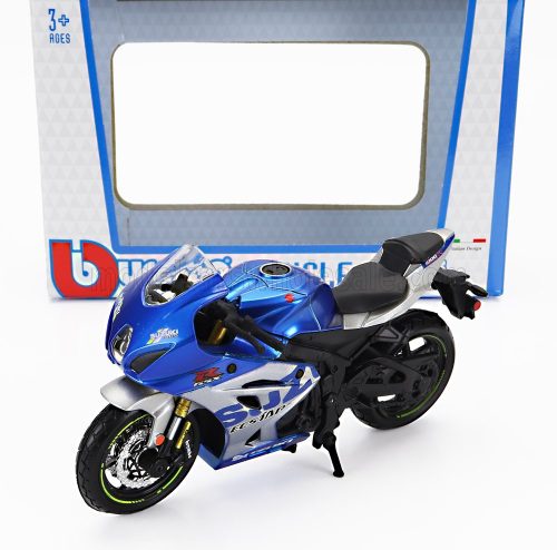 Burago - SUZUKI GSX-R1000 R 2021 BLUE SILVER