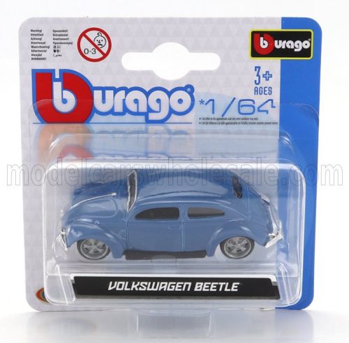 Burago - VOLKSWAGEN BEETLE MAGGIOLINO KAFER CUSTOM 1965 BLUE