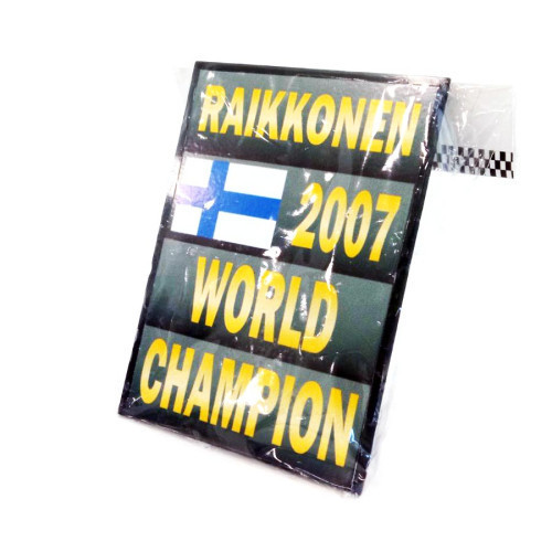 Cartrix - 1:18 2007 Kimi Raikkonen World Champion F1 Sign