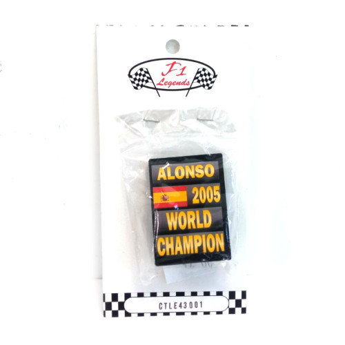 Cartrix - 1:43 2005 Fernando Alonso World Champion F1 Sign