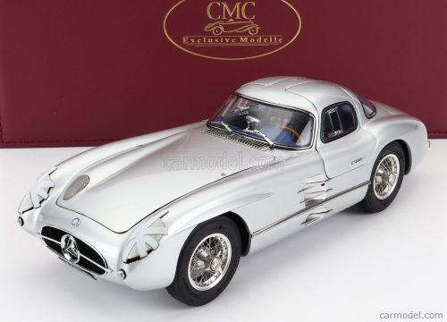 Cmc - Mercedes Benz 300 Slr Uhlenhaut Coupe N 15 Sweden Gp 1955 Silver