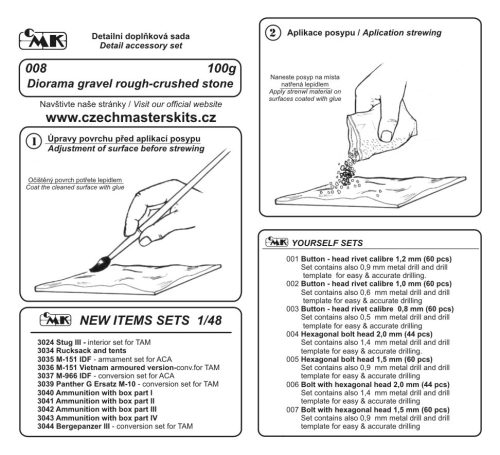 CMK - Diorama gravel-crushet stone